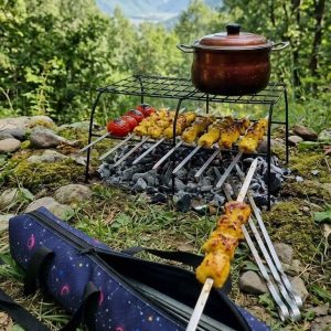 منقل مسافرتی 6 پایه تاشو